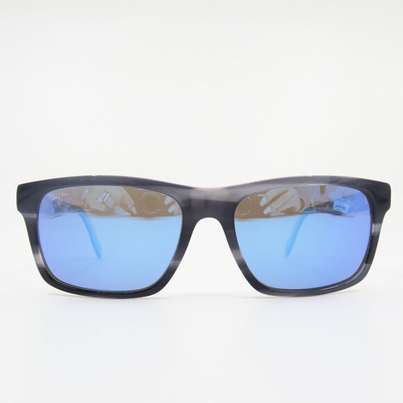 Maui Jim MJ812-06E WAIPIO VALLEY Grey/Blue Hawaii Polarized, Sunglasses.